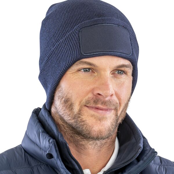 Result Genuine Recycled Double Knit Printers Beanie Thumbnail