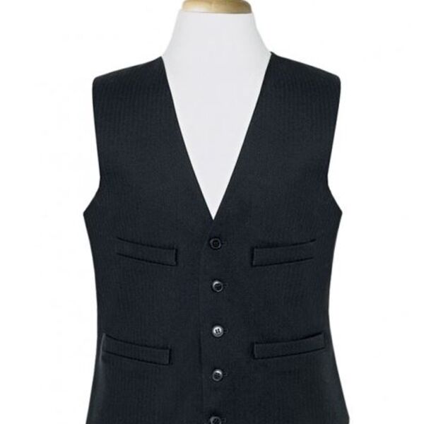 Brook Taverner Black Waistcoat 1081 Black Waistcoat Thumbnail