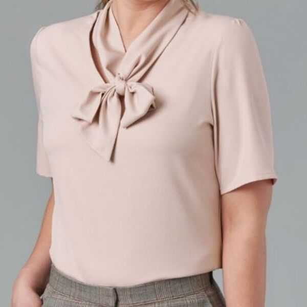 Brook Taverner Flavia Pussy Bow Blouse 2369 Flavia Pussy Bow Blouse Thumbnail