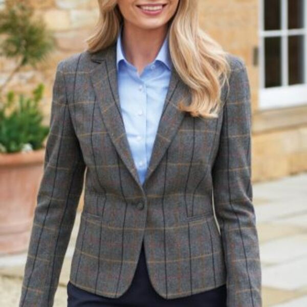 Brook Taverner Montreal Slim Fit Tweed Jacket 2344 Montreal Slim Fit Tweed Jacket Thumbnail