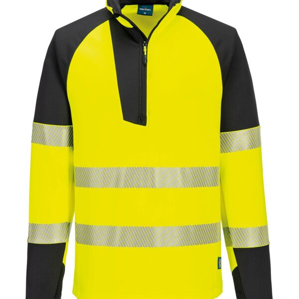 Portwest PW3 Hi-vis ¼-zip sweatshirt (T172) PW424 PW3 Hi-vis ¼-zip sweatshirt (T172) Thumbnail
