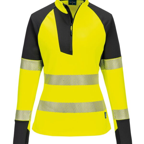 Portwest Women’s PW3 Hi-vis ¼-zip sweatshirt (T173) PW425 Women’s PW3 Hi-vis ¼-zip sweatshirt (T173) Thumbnail