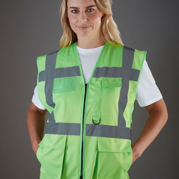 Yoko Hi-Vis Executive Waistcoat HVW801 Hi-Vis Executive Waistcoat Thumbnail