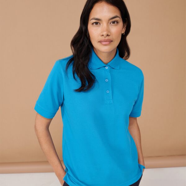 Henbury Henbury Ladies Poly/Cotton Piqué Polo Shirt H401 Henbury Ladies Poly/Cotton Piqué Polo Shirt Thumbnail