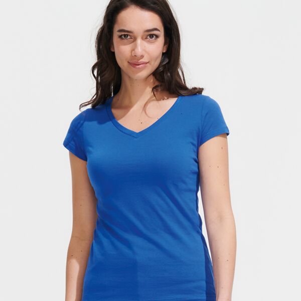 SOL'S SOL'S Ladies Moon V Neck T-Shirt 11388 SOL'S Ladies Moon V Neck T-Shirt Thumbnail