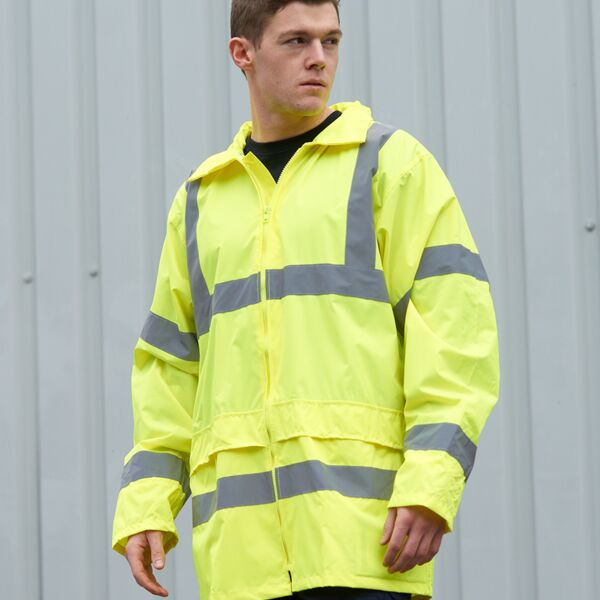Portwest Portwest Hi-Vis Rain Jacket PW011 Portwest Hi-Vis Rain Jacket Thumbnail
