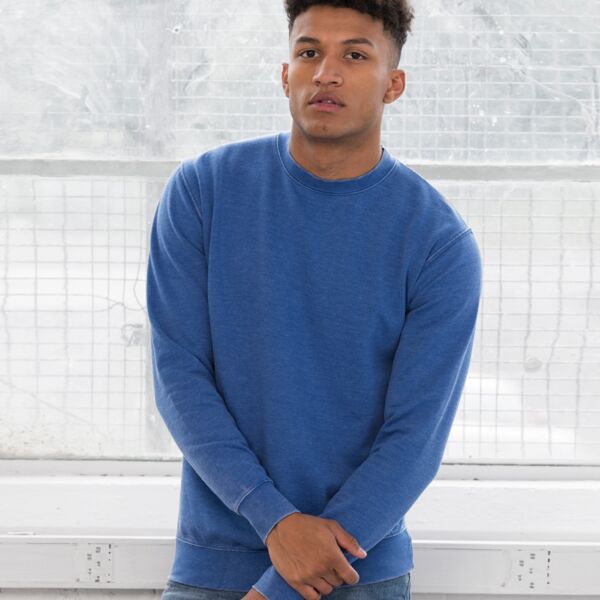 AWDis Just Hoods AWDis Washed Sweatshirt JH093 AWDis Washed Sweatshirt Thumbnail