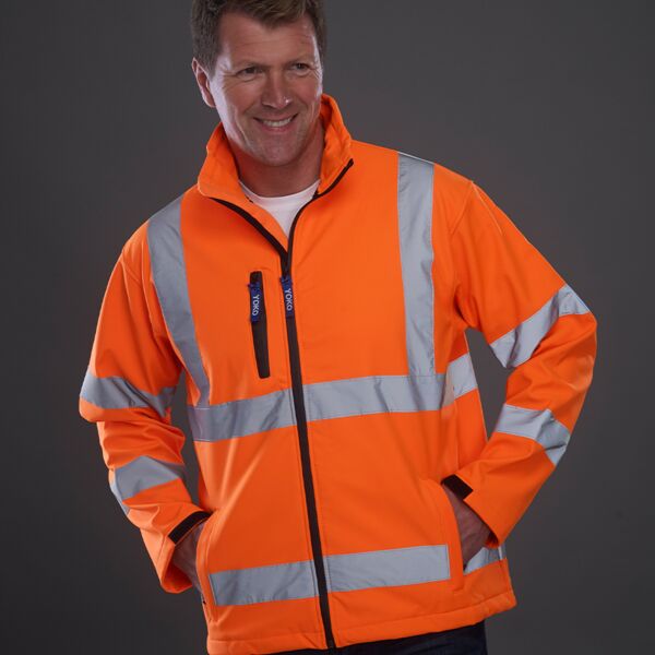 Yoko Yoko Hi-Vis Soft Shell Jacket YK206 Yoko Hi-Vis Soft Shell Jacket Thumbnail