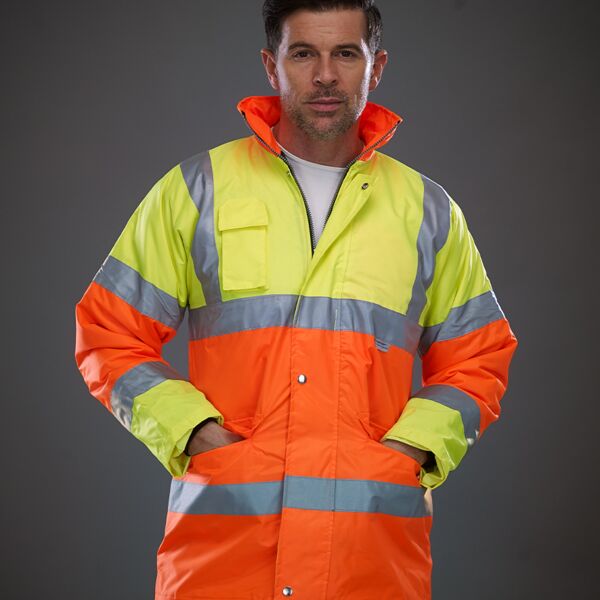 Yoko Yoko Hi-Vis Contrast Jacket YK205 Yoko Hi-Vis Contrast Jacket Thumbnail
