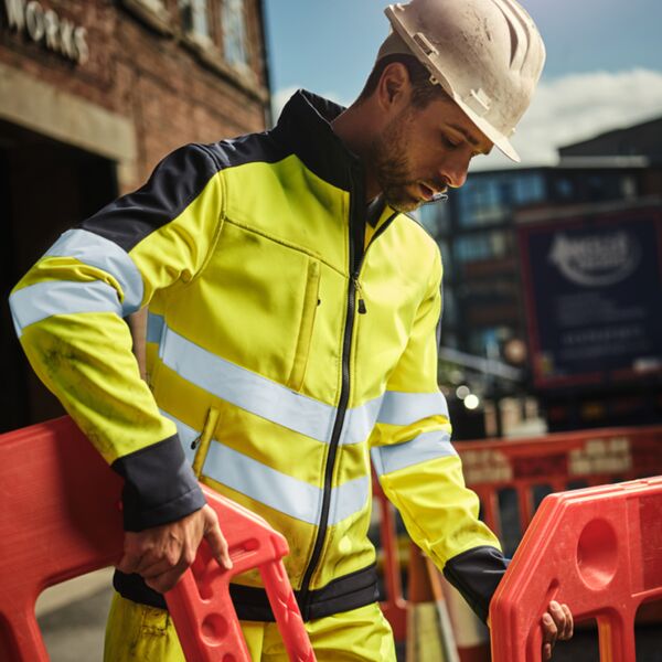 Regatta High Visibility Regatta High Visibility Pro Soft Shell Jacket RG474 Regatta High Visibility Pro Soft Shell Jacket Thumbnail