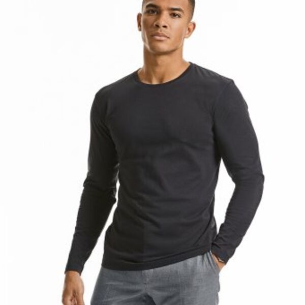 Russell Russell Pure Organic Long Sleeve T-Shirt 100M Russell Pure Organic Long Sleeve T-Shirt Thumbnail