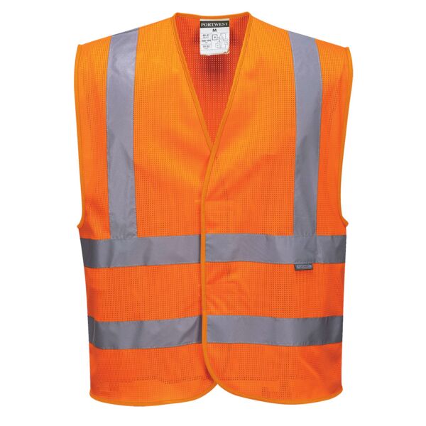 PortWest Hi-Vis Full Mesh Vest C370 Hi-Vis Full Mesh Vest Thumbnail