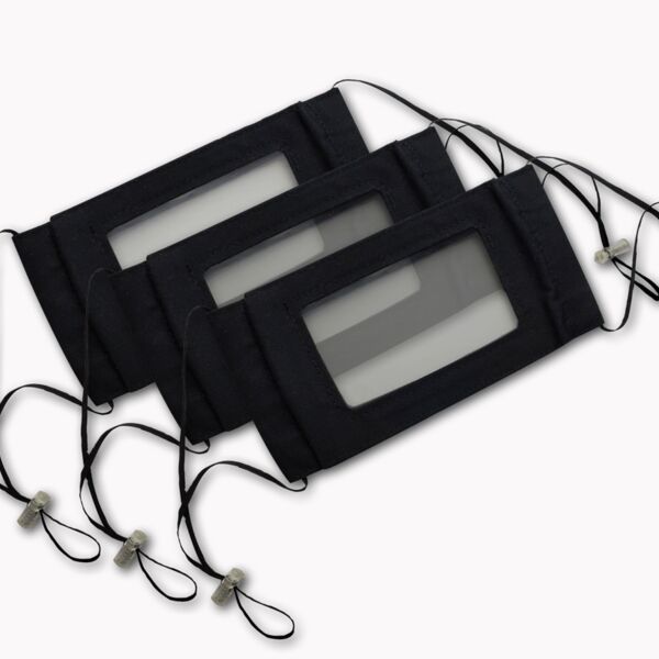 3 PACK - Lip Reading Smile mask- August Production Sold Out - Delivery September 20th Thumbnail