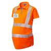 LOVACOTT Coolviz Ultra Women's Maternity Polo Shirt Thumbnail
