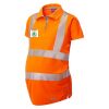LOVACOTT Coolviz Ultra Women's Maternity Polo Shirt Thumbnail