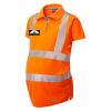 LOVACOTT Coolviz Ultra Women's Maternity Polo Shirt Thumbnail